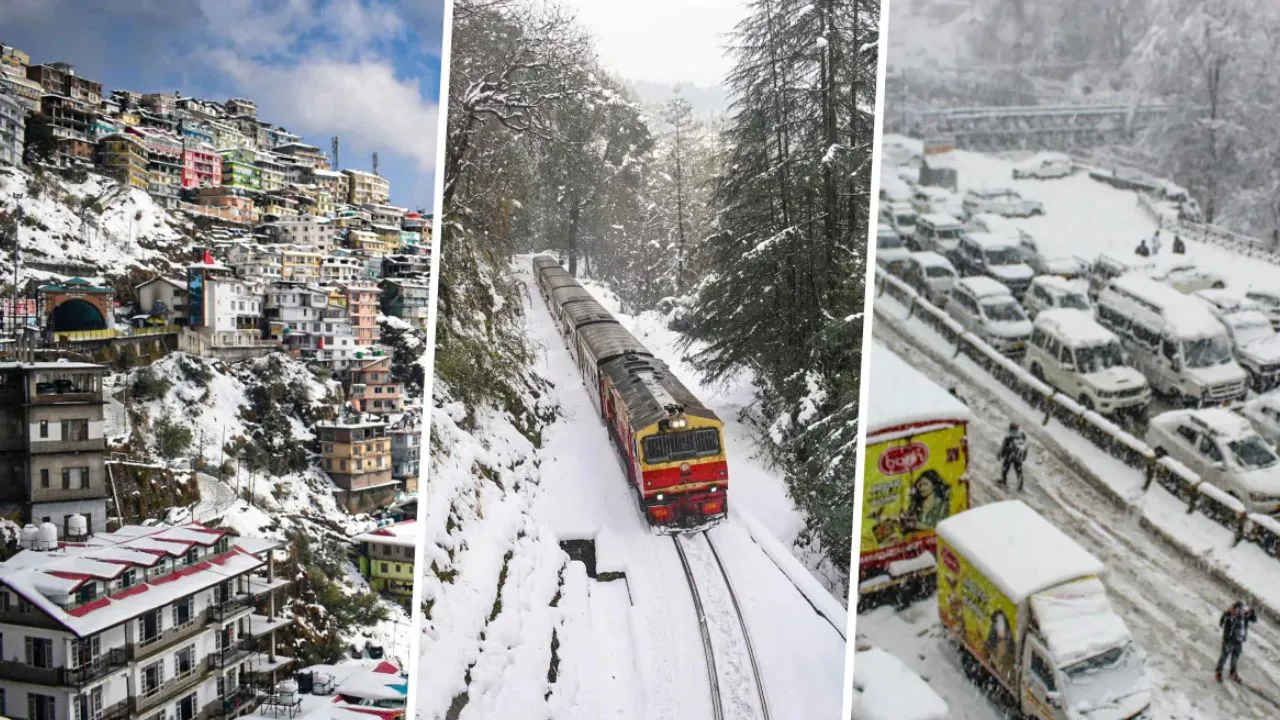 बर्फ की सफेद चादर से ढका कश्मीर:  होटलों में बुकिंग फुल, पर्यटकों से गुलजार हुई घाटी  