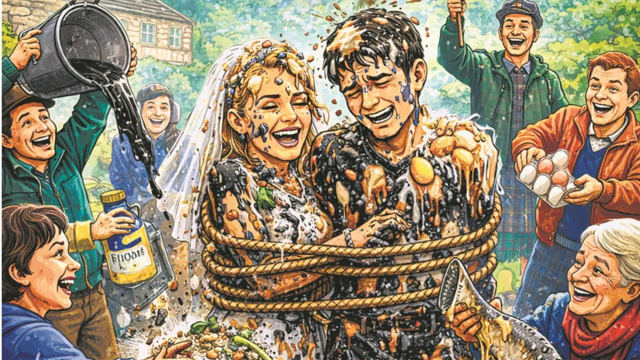 अनोखी परंपरा: दुल्हन-दूल्हे की “ब्लैकनिंग”