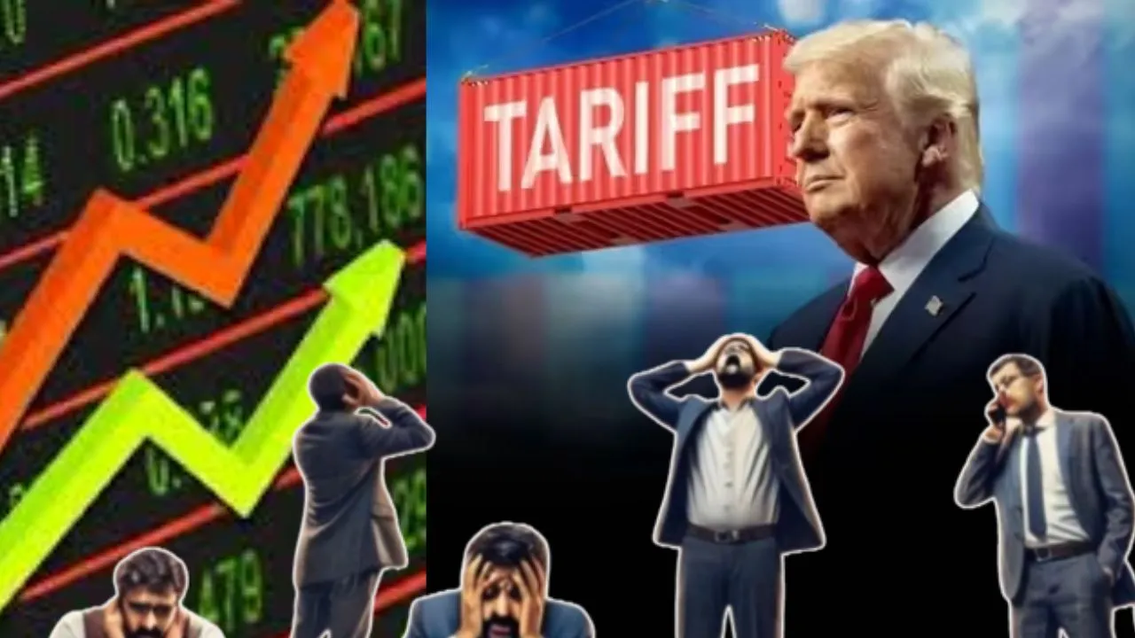 Stock market closed:  ट्रंप की टेरिफ धमकी के बीच शेयर बाजार में गिरावट, सेंसेक्स 322 और निफ्टी में 78 अंक का नुकसान