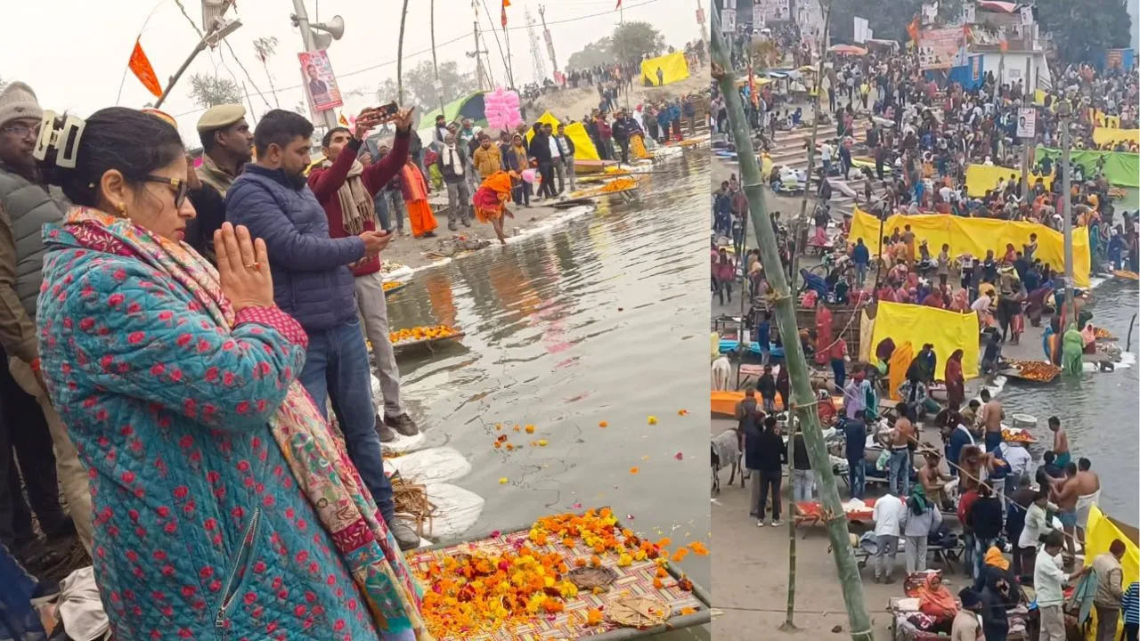 पसका मेला:  संगम तट पर लाखों श्रद्धालुओं ने लगाई आस्था की डुबकी, जिलाधिकारी ने भी किया आचमन