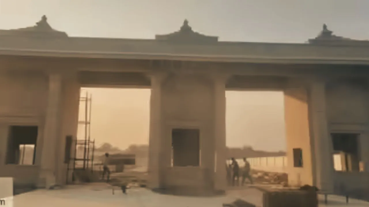  राम भक्तों का अभिनंदन करेगा भरत द्वार..अयोध्या- सुल्तानपुर मार्ग पर में चल रहा निर्माण, फरवरी में उद्घाटन