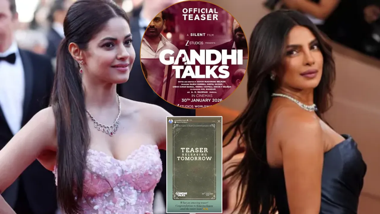  गांधी टॉक्स पर प्रियंका चोपड़ा ने किया कमेंट,  बहन की फिल्म को बताया Amazing