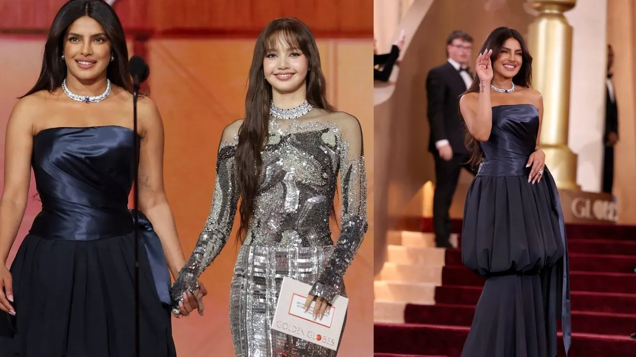Golden Globes 2026:  इस बार भारत से प्रियंका चोपड़ा बनी प्रेज़ेंटर, अवार्ड शो में Kpop सेंसेशन Lisa के साथ स्टेज किया शेयर 