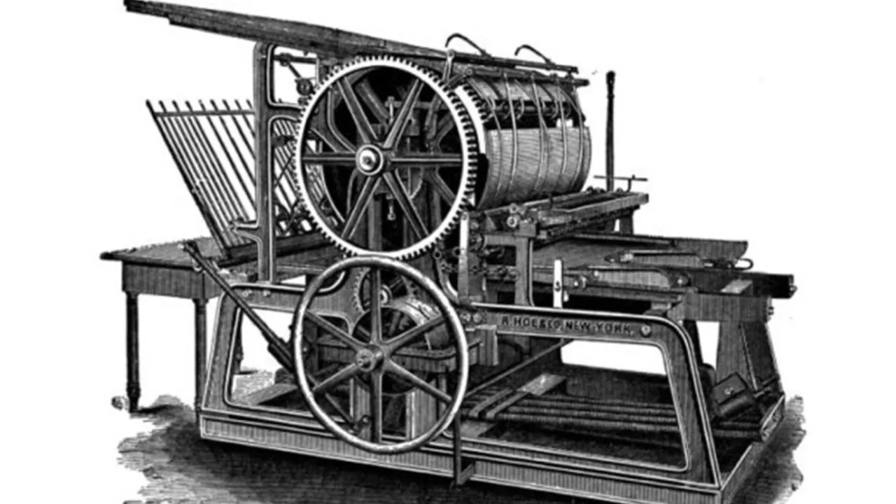  खोज: प्रिंटिंग मशीन की खोज