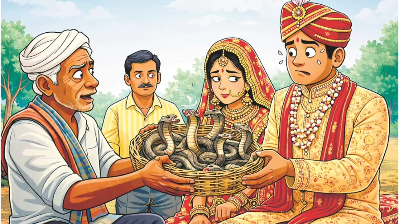 अनोखी परंपरा कोरबा :  जहां बेटी को दहेज में दिए जाते हैं जहरीले सांप
