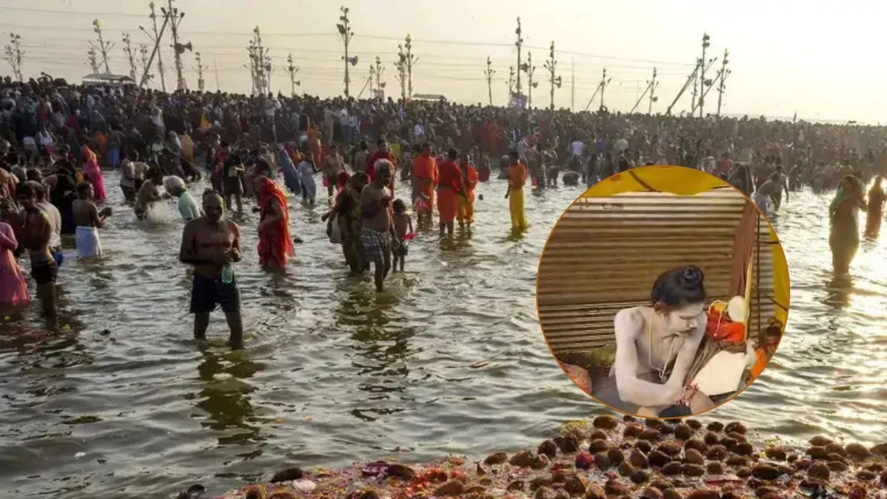 माघ मेले में आकर्षण का केंद्र बने बाबा शंकर खंडेश्वरी,  7 सालों से एक पांव में खड़े, दर्शन के लिए पहुंच रहे श्रद्धालु