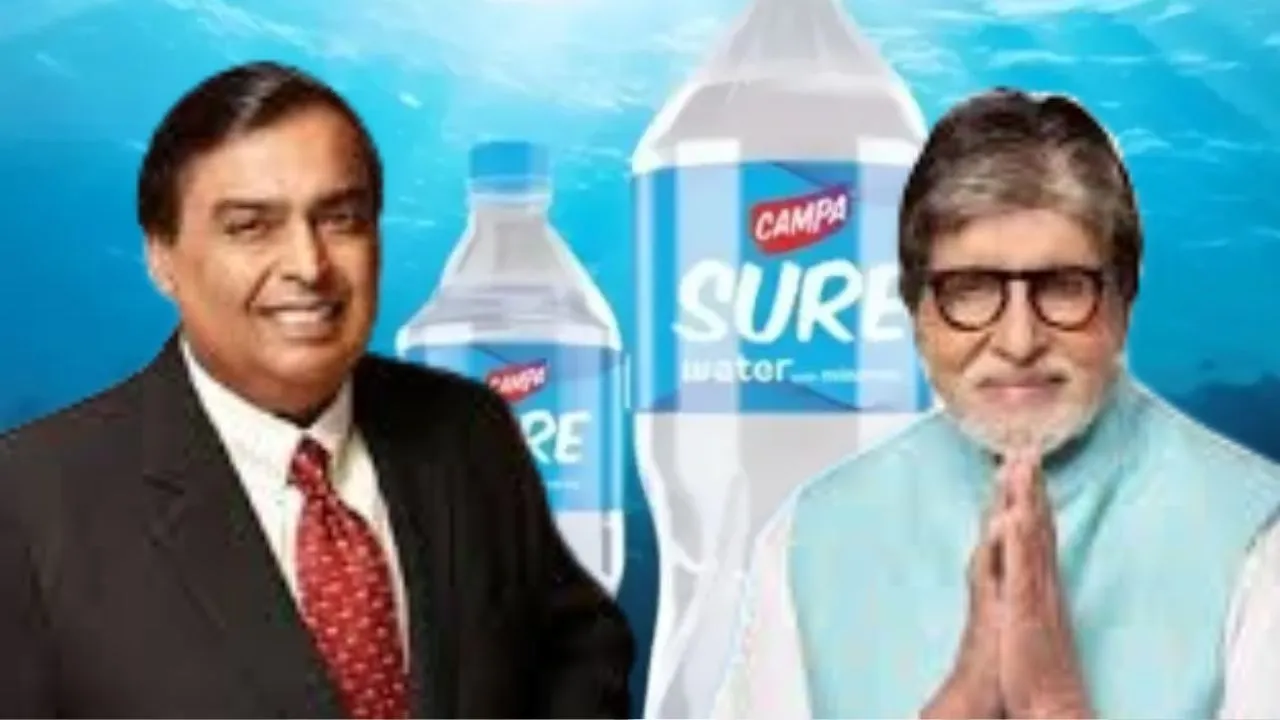 अमिताभ बच्चन अब पिलायेगें मेड इन इंडिया पानी,  रिलायंस की 'कैंपा-श्योर' के बने ब्रांड एंबेसडर 