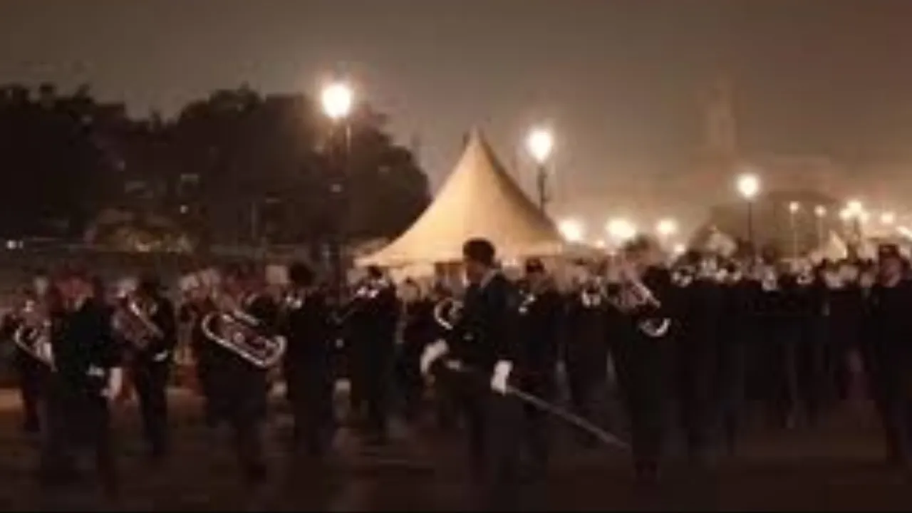 बारिश और ठंड भी नहीं रोक पाई रिहर्सल,  कर्त्तव्य पथ पर गणतंत्र दिवस परेड में दिखा जवानों का जज्बा