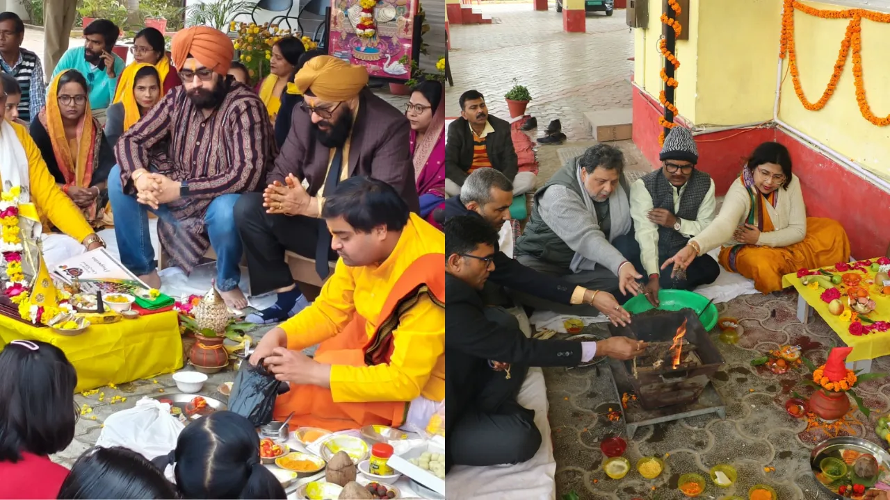 बाराबंकी में धूमधाम से मनाई गई बसंत पंचमी,  श्रद्धा और उत्साह के साथ मां सरस्वती की पूजा-अर्चना