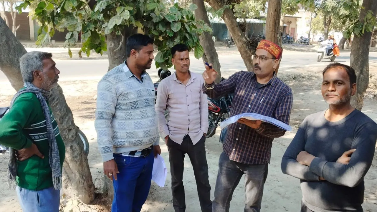 बाराबंकी : हाईवे-727एच फोरलेन निर्माण तेज, एनएचआई टीम ने भवन-दुकानों का किया मूल्यांकन