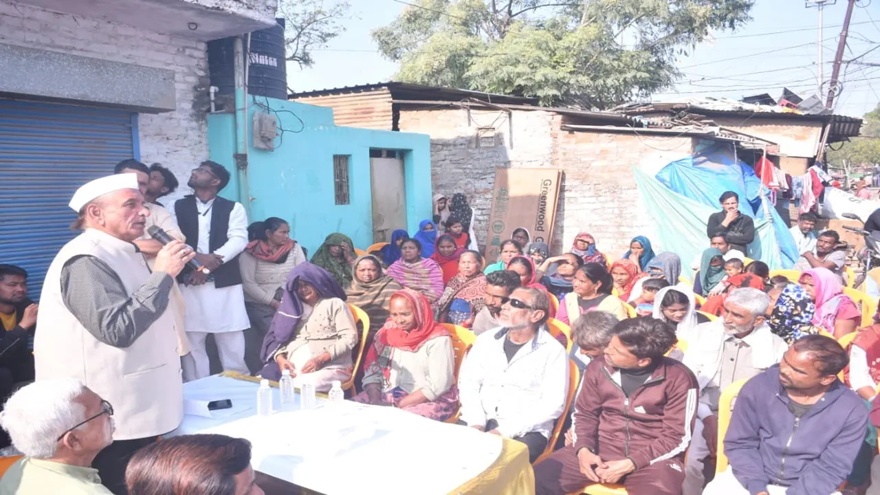 कानपुर : जूही लाल कॉलोनी को खाली नहीं होने देंगे, संघर्ष को तैयार, कांग्रेस का ऐलान