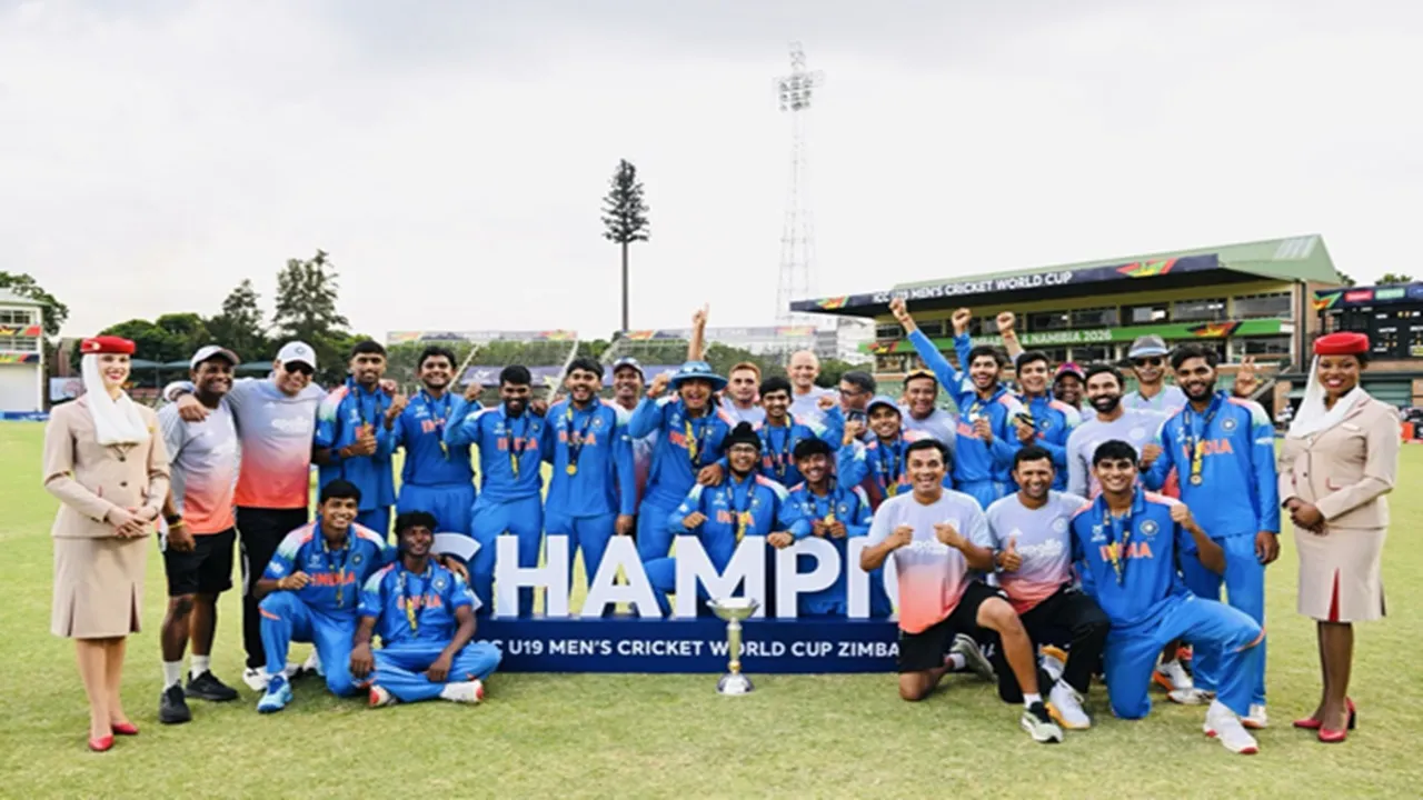अंडर-19 वर्ल्ड कप विजेता टीम पर रुपयों की बारिश :  BCCI ने खोला खजाना,  जानिए कितने करोड़ का किया ऐलान