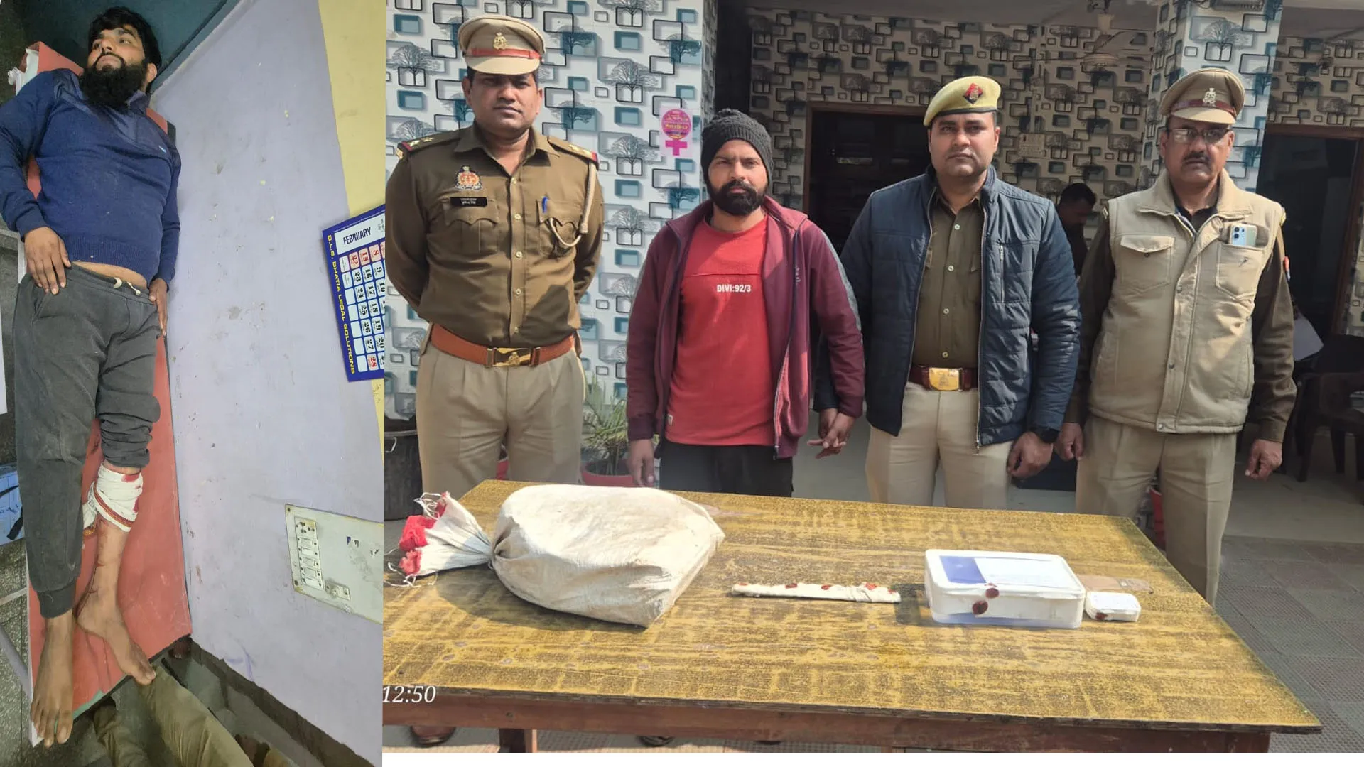 Bareilly: मुठभेड़ के बाद दो गोकश गिरफ्तार, एक को पैर में लगी गोली, पुलिसकर्मी भी घायल
