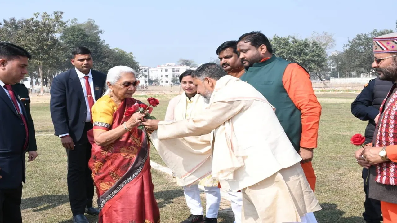 मां पाटेश्वरी विश्वविद्यालय में कुलाधिपति वाटिका व सरोवर का राज्यपाल ने किया लोकार्पण,  गुणवत्ता व समयबद्धता पर दिया जोर