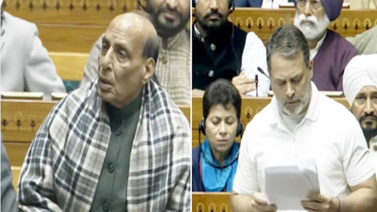 संसद में संग्राम : राहुल गांधी ने लोकसभा में किया पूर्व सेना प्रमुख नरवणे की किताब का जिक्र, भड़के राजनाथ-अमित शाह, कार्यवाही बाधित