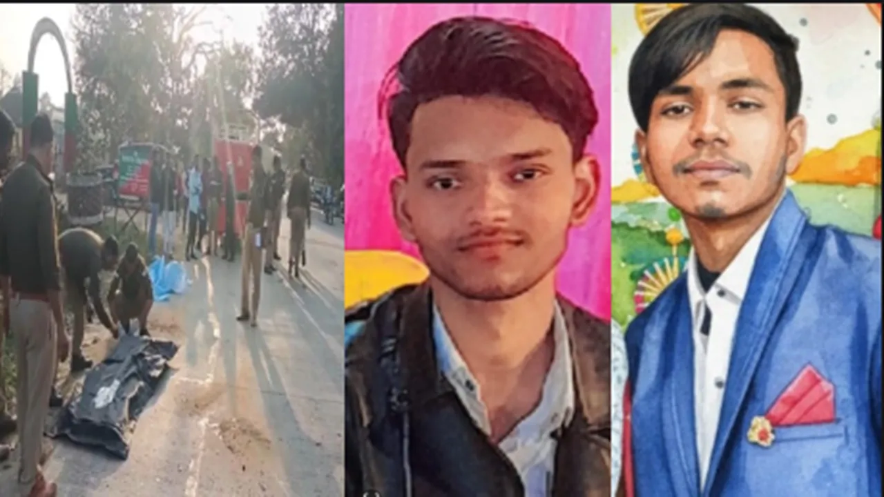 गोंडा-बलरामपुर मार्ग पर भीषण हादसा, रोडवेज बस की चपेट में आने से दो युवकों की मौत