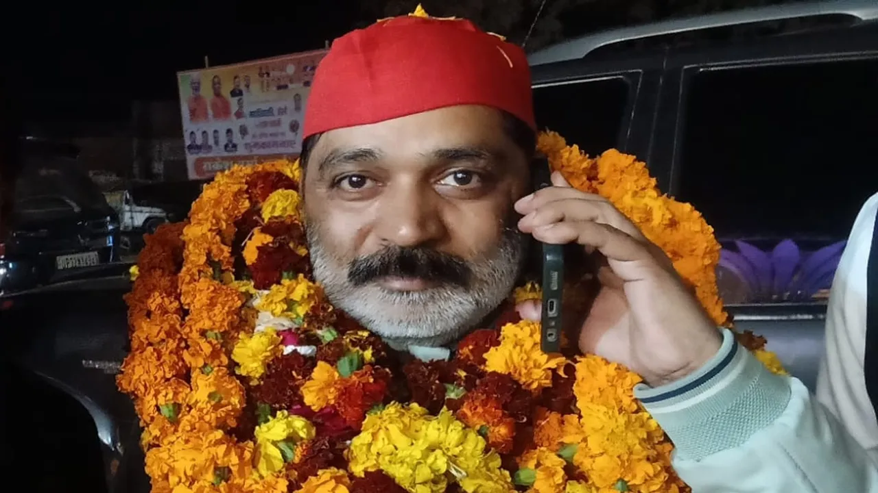 बाराबंकी : जेल से रिहा हुए सपा प्रवक्ता मनोज यादव 