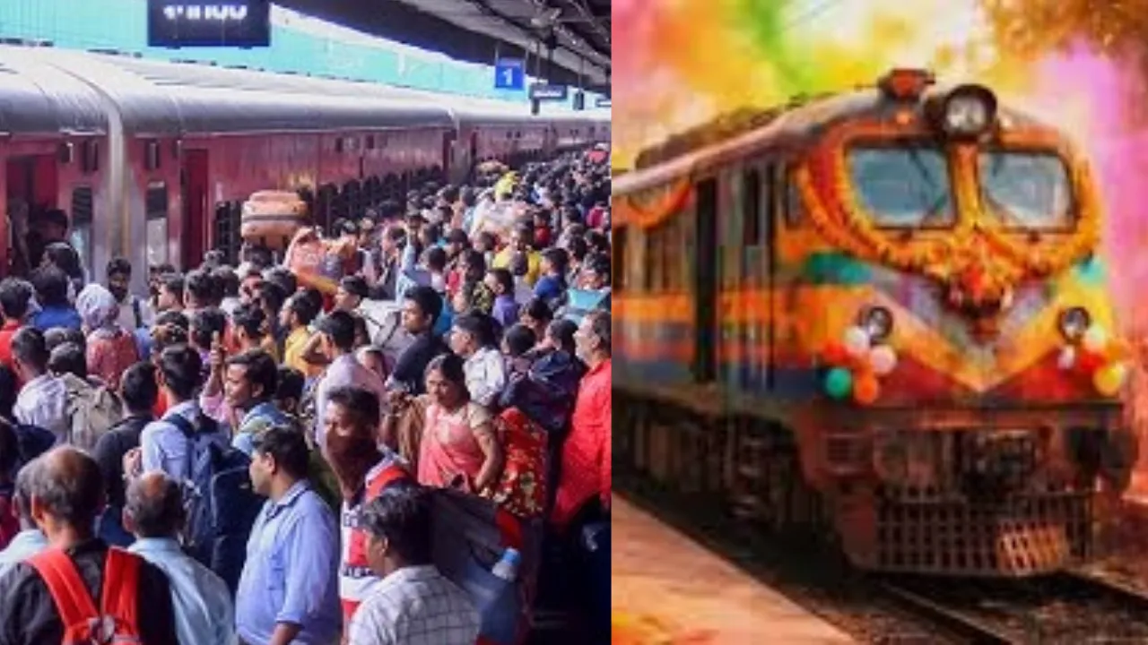 होली से पहले ट्रेनों में मची मारामारी: लखनऊ रूट की ज्यादातर ट्रेनें फुल, 28 फरवरी के बाद 'नो रूम' की स्थिति, स्पेशल ट्रेनें भी हाउसफुल!