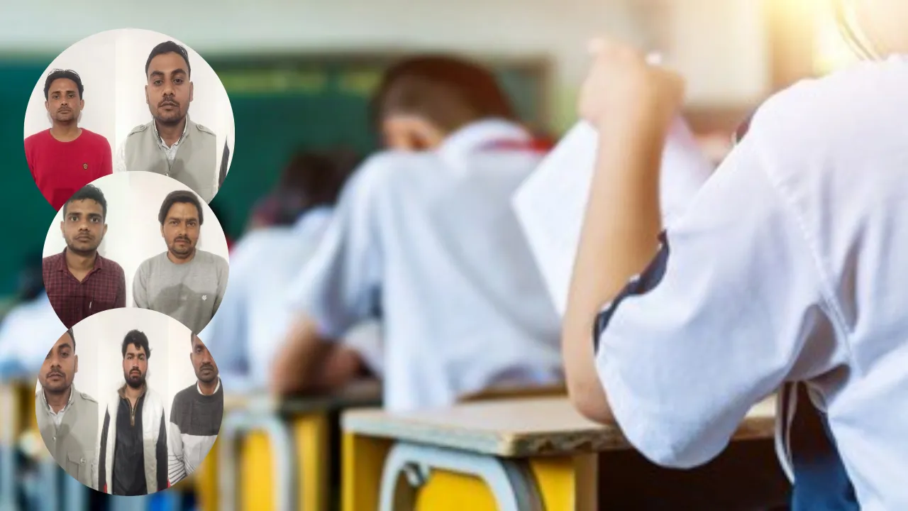 यूपी बोर्ड परीक्षा 2026 में बड़ा खुलासा: कीकर जंगल में बैठकर करा रहे थे नकल, STF ने 6 को धर दबोचा