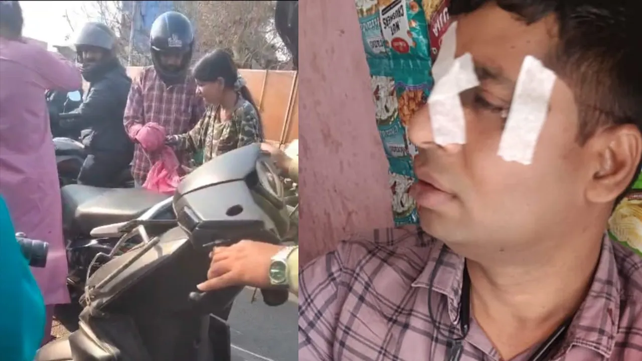 नहीं थम रहा मांझे का कहर... मांझे की चपेट में आने से डॉक्टर और किशोरी घायल