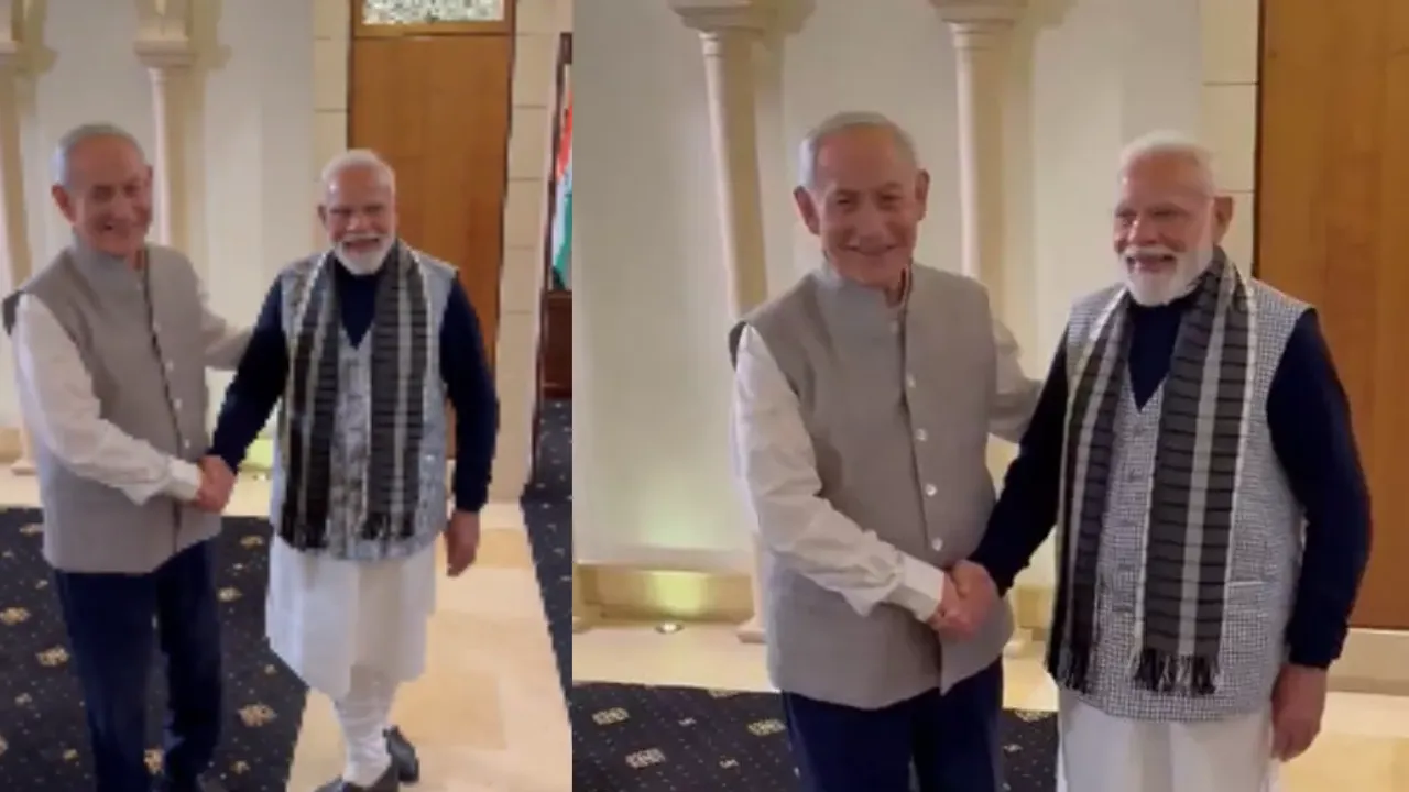  इजरायली प्रधानमंत्री नेतन्याहू ने पीएम मोदी को दिया 'सप्राइज', भारतीय कपड़े पहनकर किया डिनर...