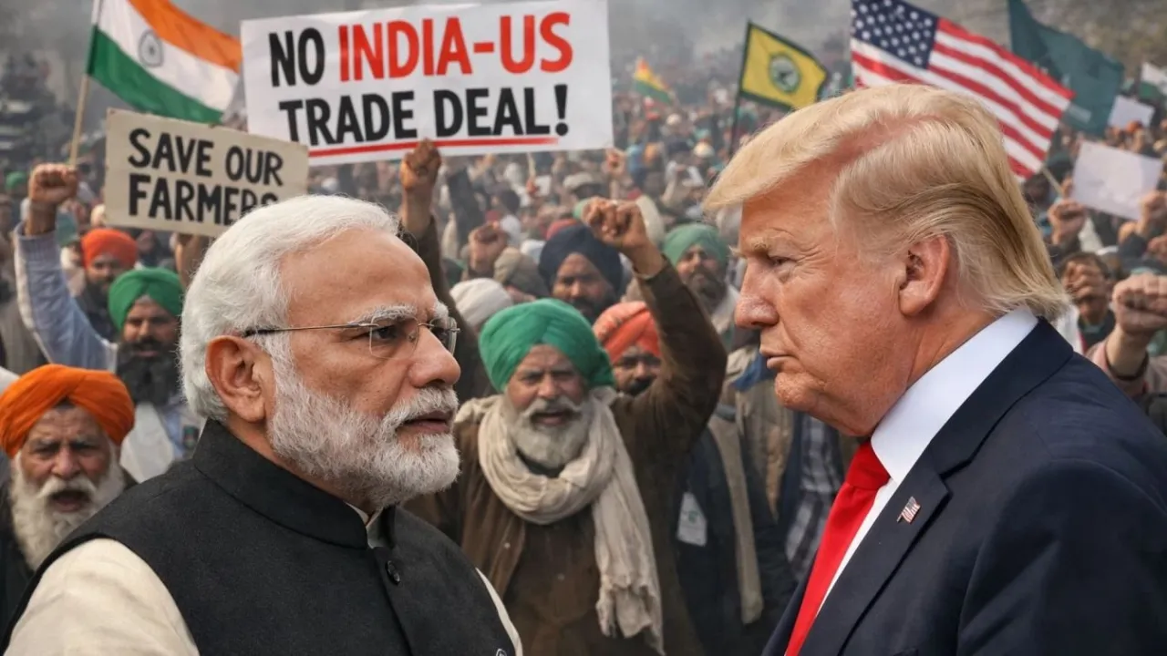 अमेरिका के साथ ट्रेड डील देश के किसानों के साथ धोखा... सुनील सिंह ने 17 किसान संगठनों के साथ प्रदेश भर में सौंपे ज्ञापन