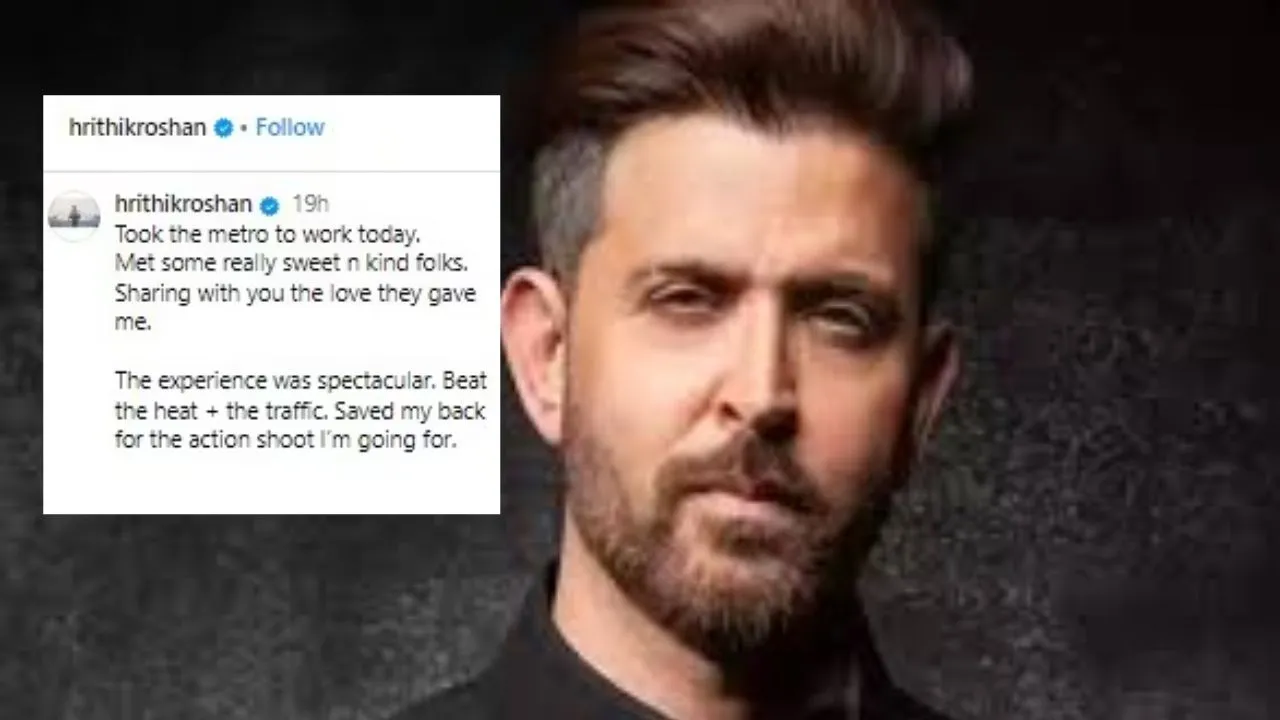  Hrithik Roshan Metro Post:  मुंबई में मेट्रों का स्लैब गिरने की घटना पर ऋतिक ने चिंता जताई, लिखा लंबा-चौड़ा पोस्ट 