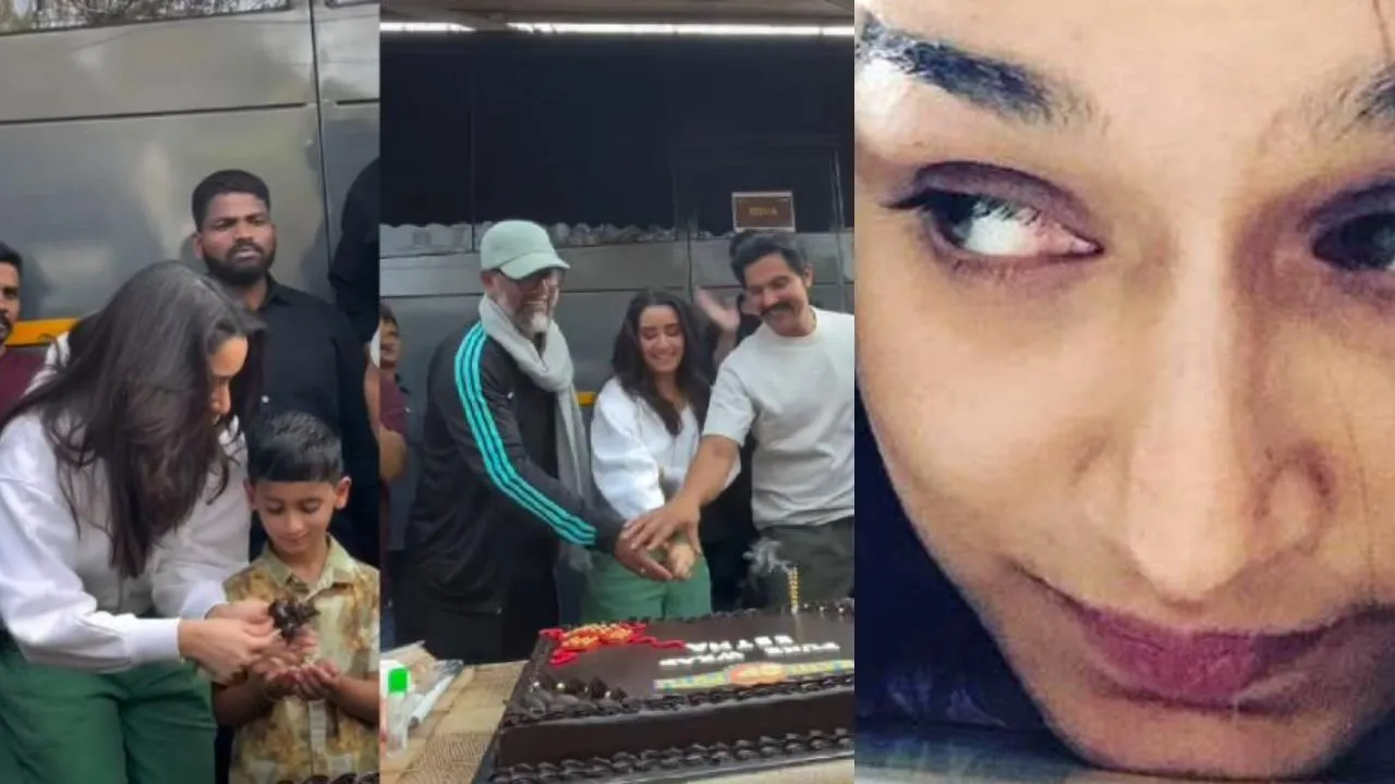 Etha: ईथा की पुणे शेड्यूल की शूटिंग पूरी, श्रद्धा ने इस अभिनेता के साथ केक काटकर मनाया जश्न; फिल्म की पूरी कास्ट-क्रू मौजूद