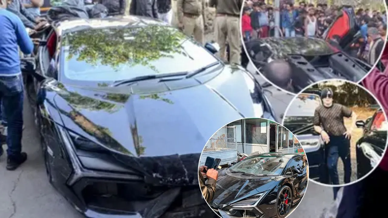 Kanpur:  हाई-प्रोफाइल लैंबॉर्गिनी हादसे में बड़ी कार्रवाई, तंबाकू कारोबारी का बेटा गिरफ्तार