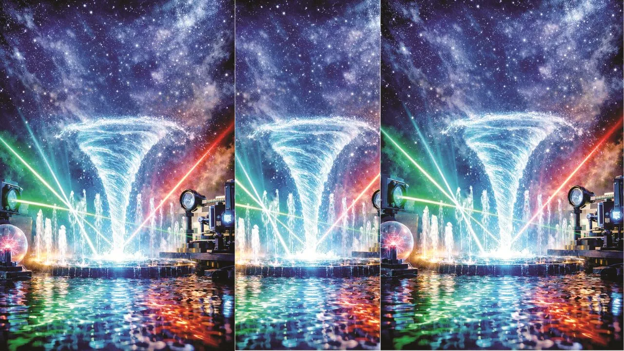 वैज्ञानिक फैक्ट:   लेजर, पानी और भौतिकी का जादू 