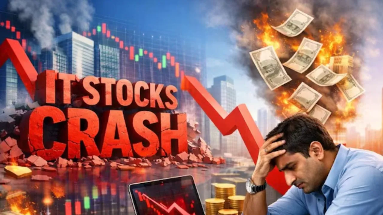 Stock market closed :  शेयर बाजारों में भूचाल, आईटी सेक्टर में बिकवाली से गिरावट के साथ बंद हुए बाजार 