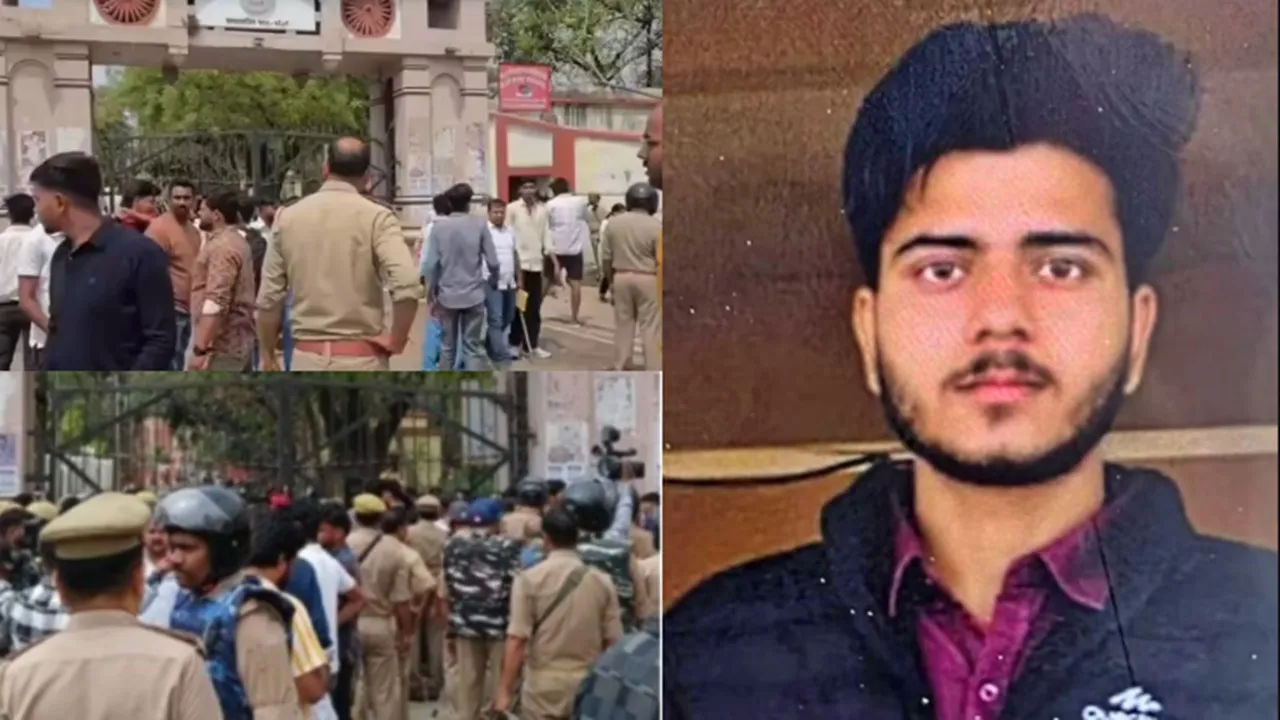 वाराणसी में बवाल : यूपी कॉलेज में छात्र की दिनदहाड़े गोली मारकर हत्या, नाराज छात्रों ने किया तोड़फोड़, छावनी में तब्दील परिसर