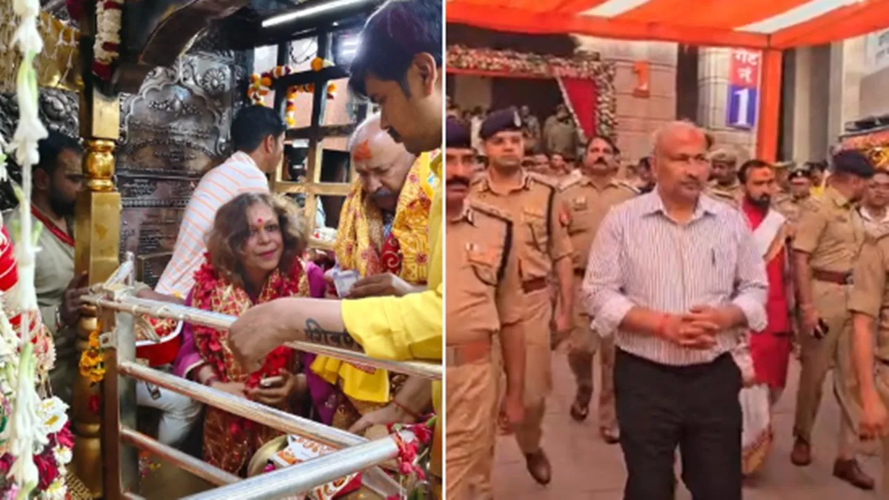 विंध्याचल धाम पहुंचे डीजीपी : नवरात्र मेले का लिया जायजा, कहा- एक स्थान पर एकत्र न हो अधिक भीड़