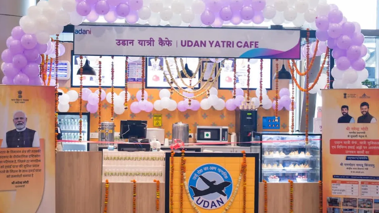 केंद्रीय मंत्री राम मोहन नायडू ने लखनऊ एयरपोर्ट पर किया यात्री कैफे का ई उद्घाटन, मात्र 10 रुपये में मिलेगा अल्प आहार