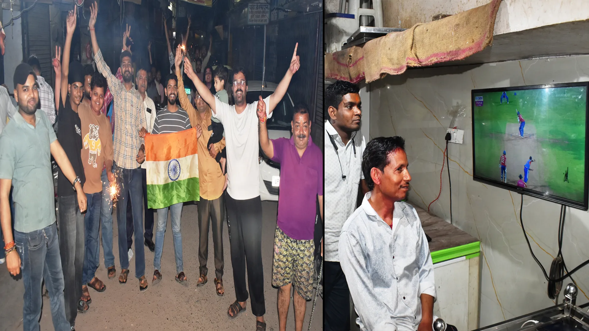 Bareilly : भारत के फाइनल में पहुंचते ही होली संग मनाई दिवाली