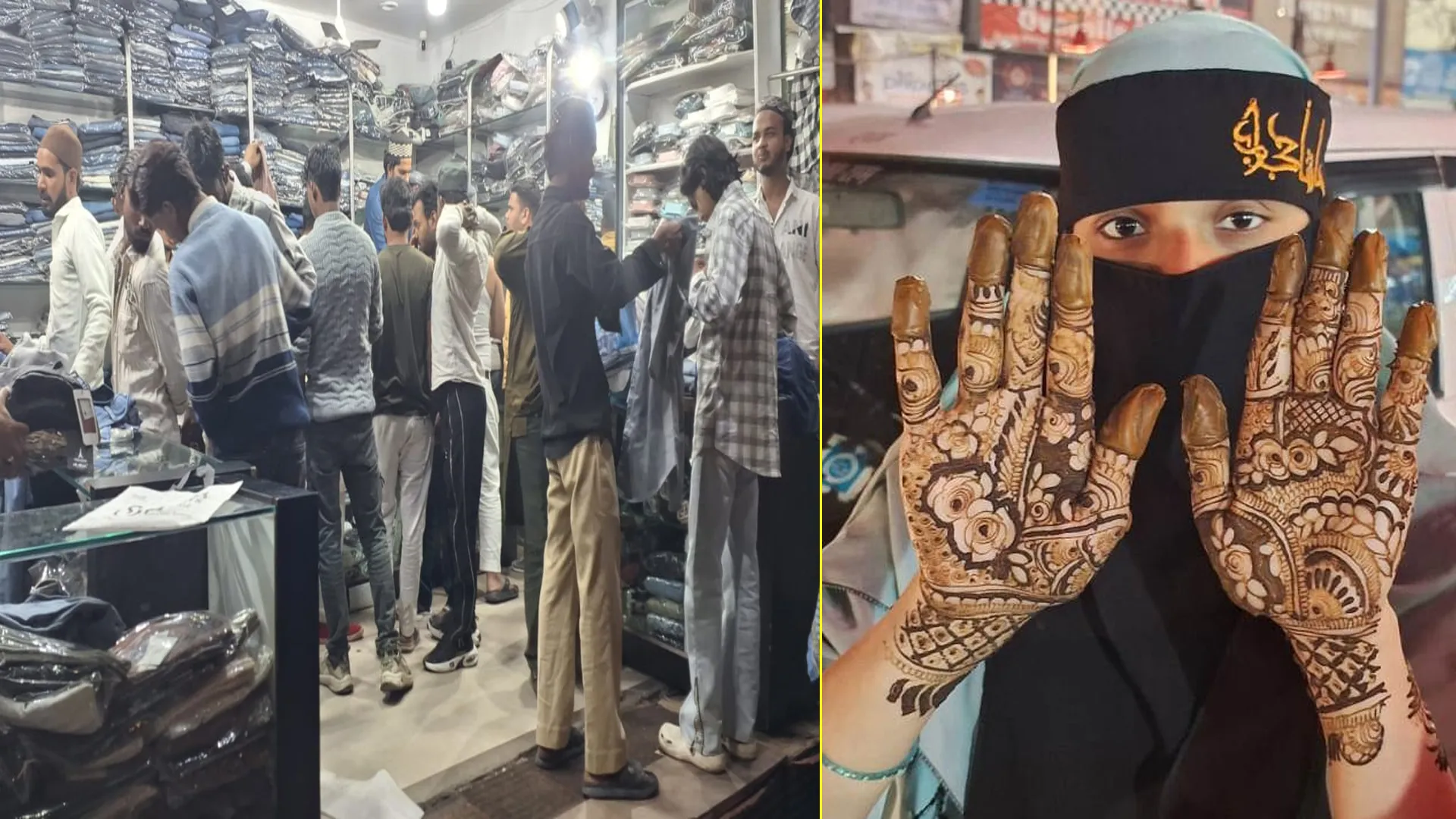 Bareilly : चांद का दीदार, देर रात बाजार ग्राहकों से गुलजार