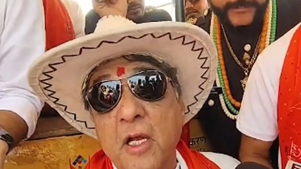 महाभारत टीवी सीरियल के भीष्म पहुंचे अयोध्या, शहीदों को दी श्रद्धांजलि, रामलला के दरबार में लगाई हाजिरी