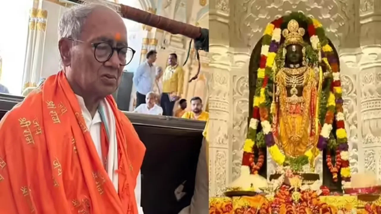 रामजी ने बुलाया तो चला आया... रामलला की शरण में पहुंचे दिग्विजय सिंह, कहा- कभी नहीं किया राम मंदिर का विरोध