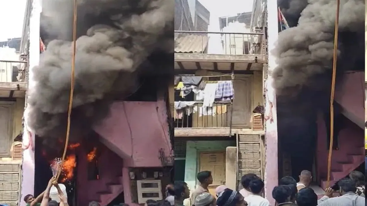 सूरत में दर्दनाक : तीन मंजिला मकान में लगी भीषण आग, चार महिलाओं समेत पांच की जलकर मौत