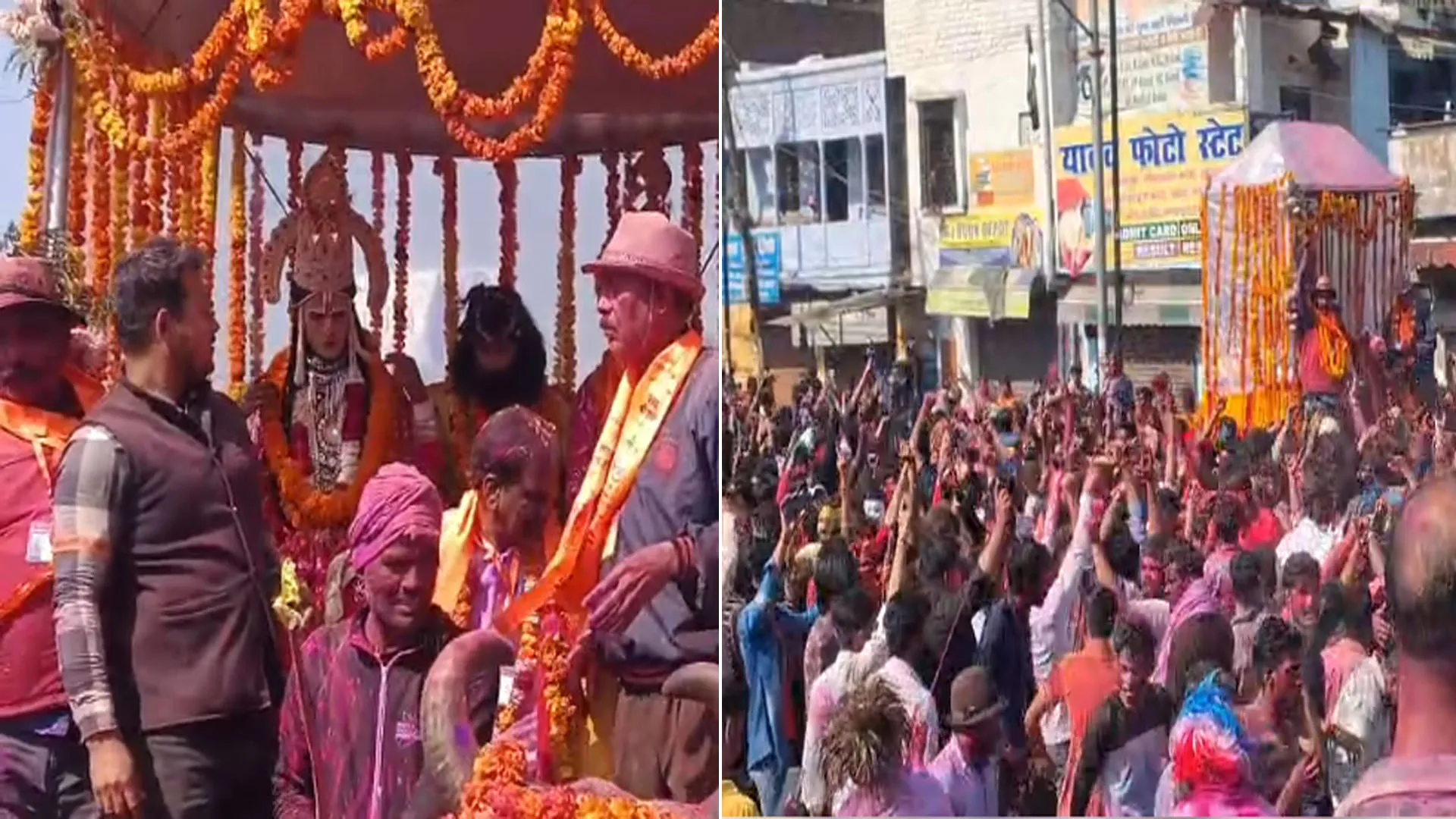 Bareilly: धूमधाम से निकली ऐतिहासिक राम बरात, हुरियारों ने खूब उड़ाया अबीर-गुलाल