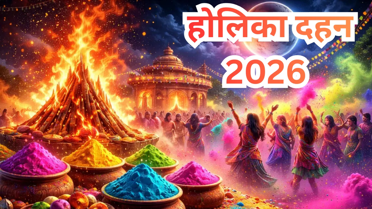 होलिका दहन आज मध्यरात्रि में: भद्रा और चंद्र ग्रहण के कारण बदला मुहूर्त, रंगों वाली होली 4 मार्च को