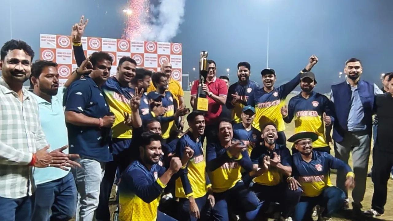लखनऊ मेट्रो चैंपियंस ने जीता इंटर रीजन टी-20 का खिताब, 21 रनों से अयोध्या अवेंजर्स को हराया