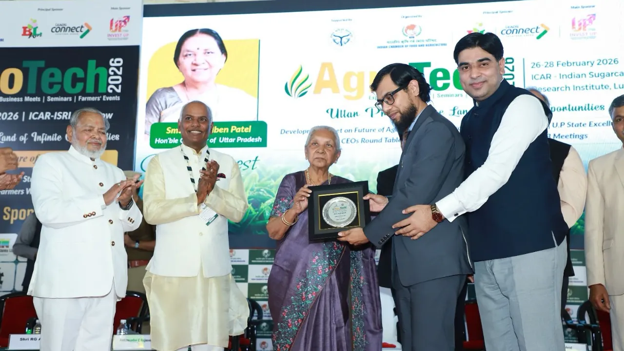 इंटीग्रल विश्वविद्यालय को एग्रोटेक 2026 में मिला “बेस्ट स्टॉल अवॉर्ड 2026''