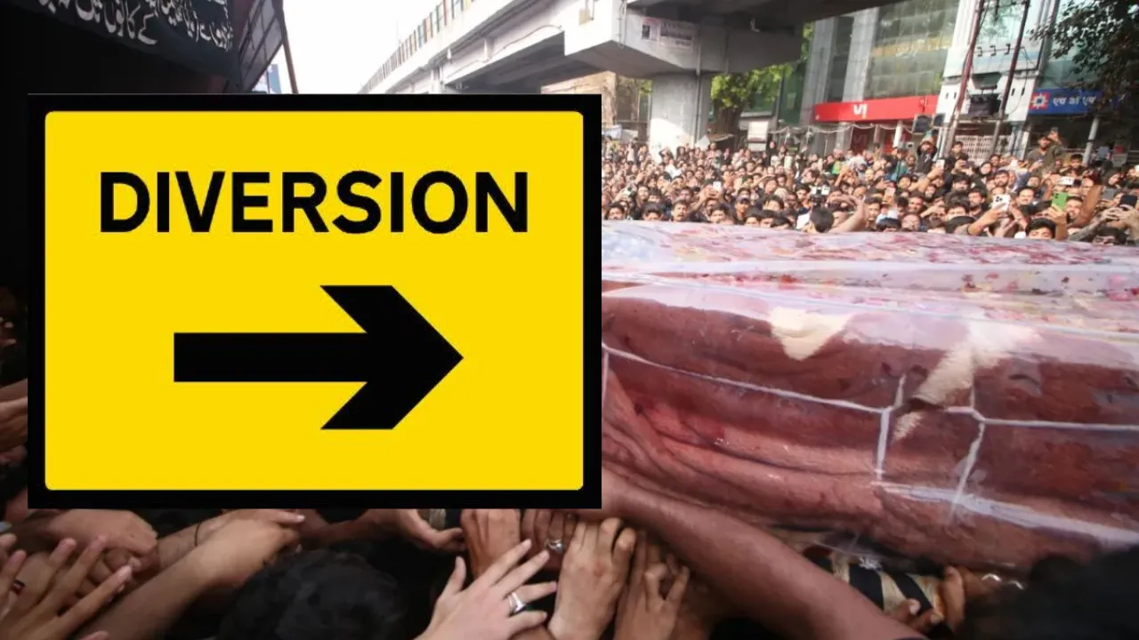 रौजा-ए-नजफ से निकलेगा हजरत अली के ताबूत का जुलूस, 21वीं रमजान को बदली रहेगी यातायात व्यवस्था