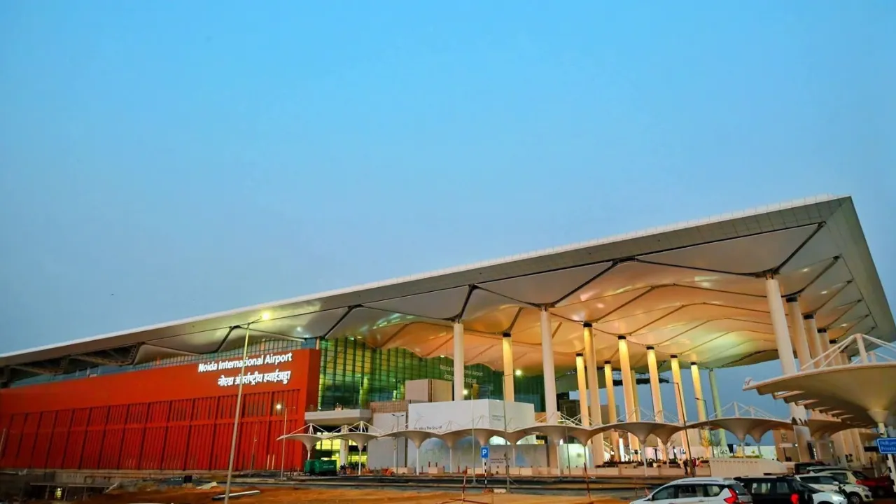 MUSKAN DIXIT Noida Airport Inauguration