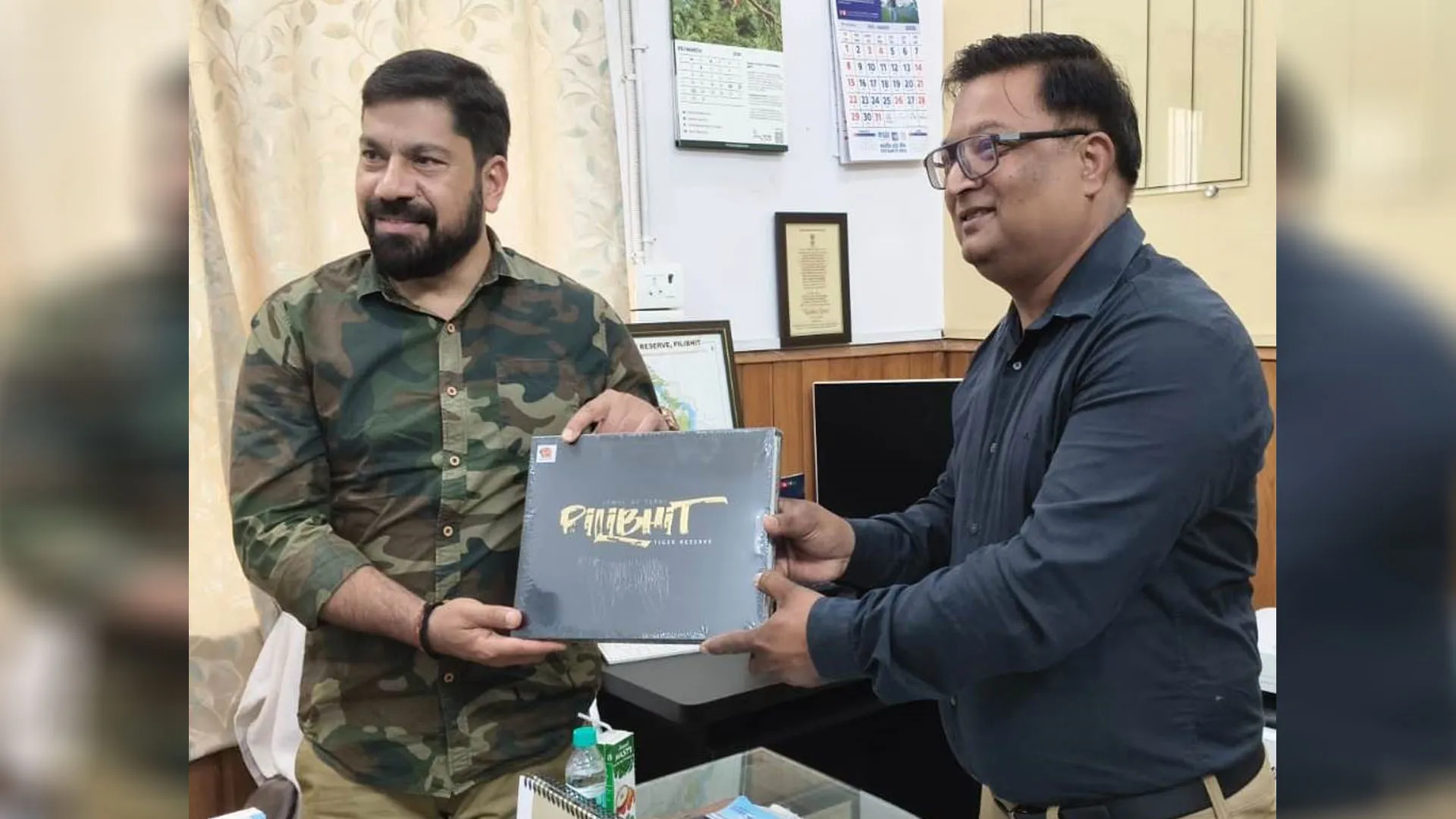 UP: जिम कार्बेट के एफडी ने किए बाघों के दीदार, टाइगर रिजर्व मुख्यालय पर वन अफसरों से मिले