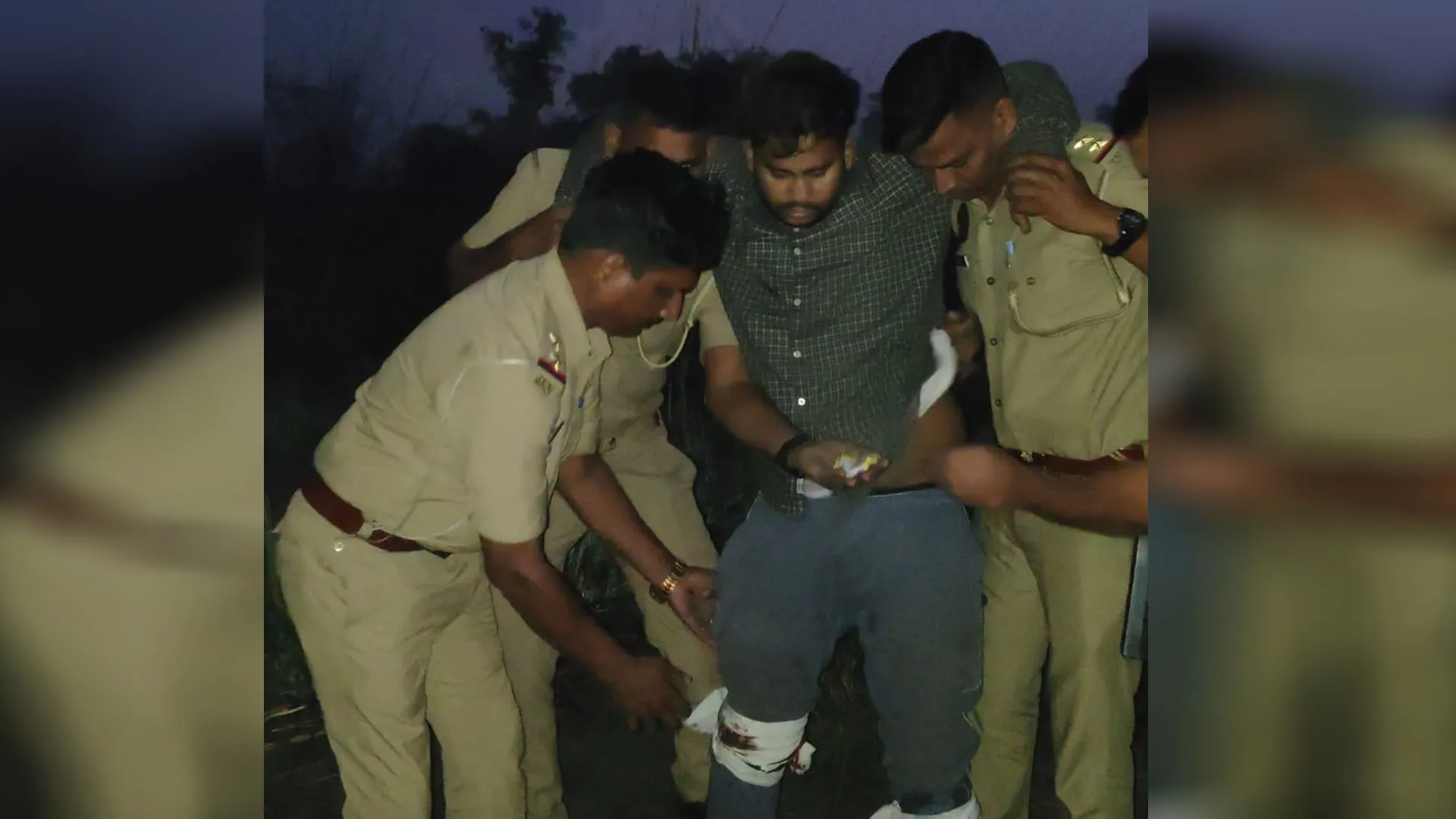 Bareilly : तीसरे दिन भी गौतस्करों पर एक्शन जारी...25 हजार का इनामिया मुठभेड़ में घायल