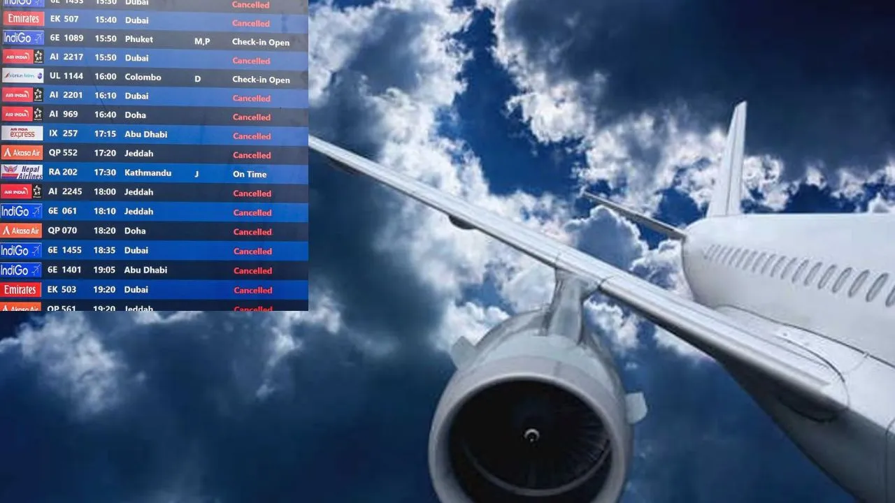  वेस्ट एशिया टेंशन के बीच उड़ानों का संकट:  47 उड़ानें रद्द, एयरलाइंस ने यात्रियों के लिए जारी की एडवाइजरी