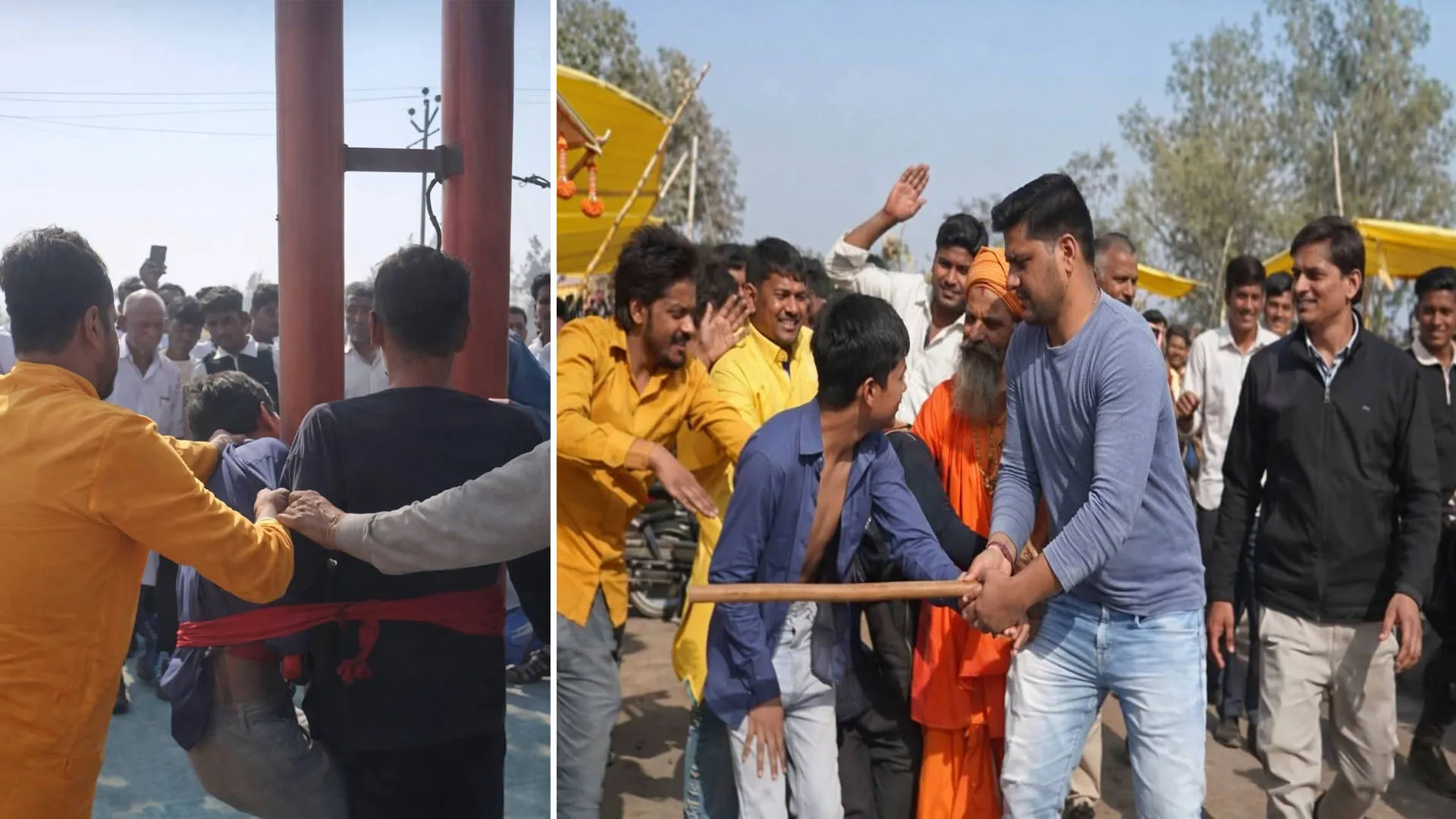 UP: मंदिर से पैसे चुराने के आरोपी किशोरों को खंभे से बांधकर पीटा, महंत खिलाफ FIR