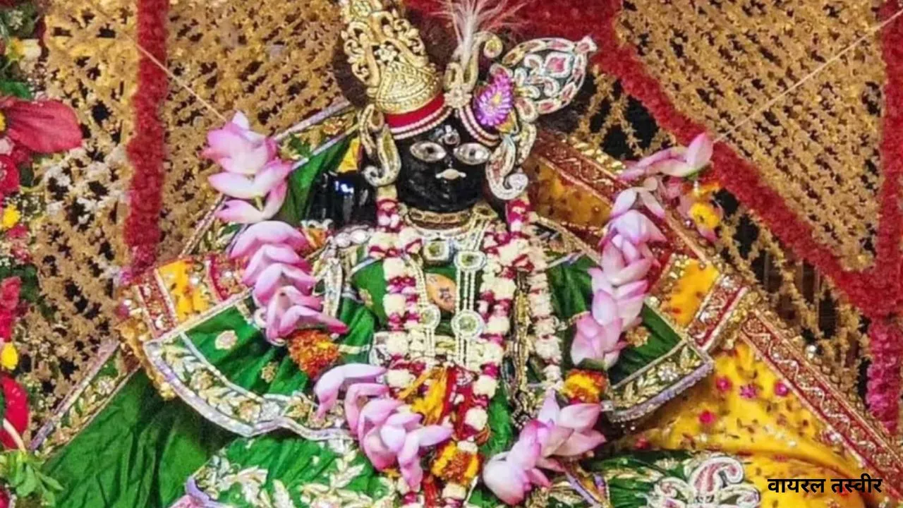 वृंदावन में शुरू हुआ 'फूल बंगला उत्सव',  बांके बिहारी के आंगन में महकें गुलाब, चमेली और कार्नेशन के फूल  